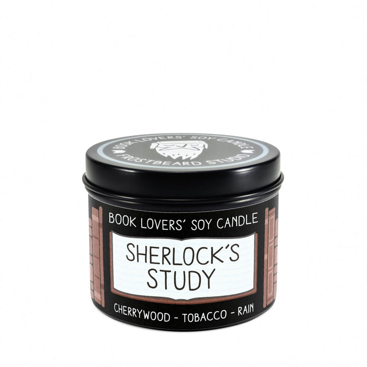 Sherlock's Study  -  4 oz Tin  -  Book Lovers' Soy Candle  -  Frostbeard Studio