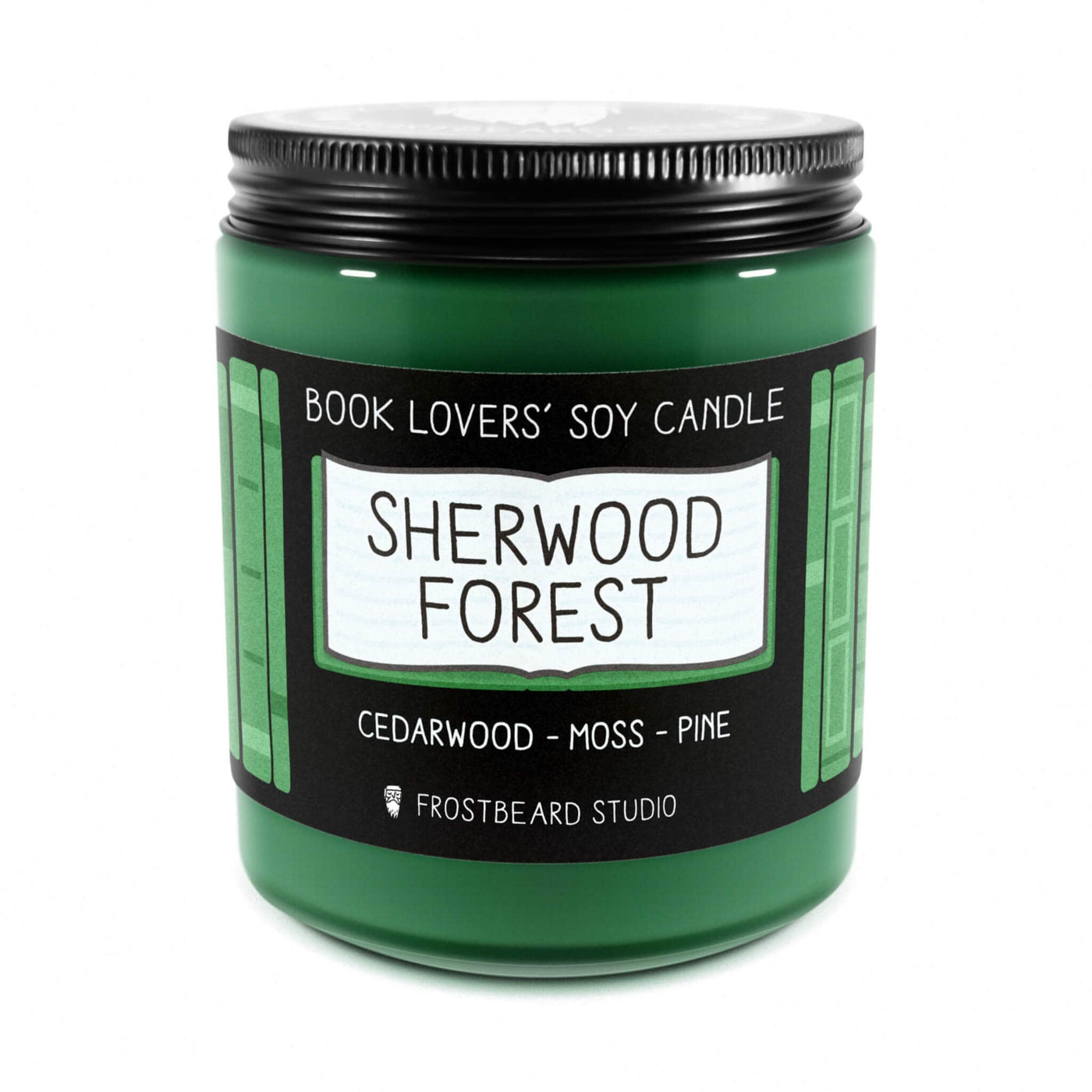 Sherwood Forest - 8 oz Jar - Book Lovers' Soy Candle - Frostbeard Studio