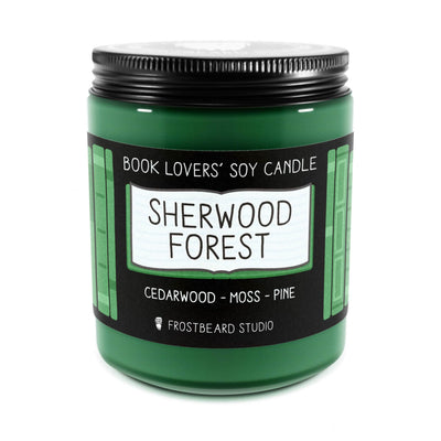 Sherwood Forest - 8 oz Jar - Book Lovers' Soy Candle - Frostbeard Studio