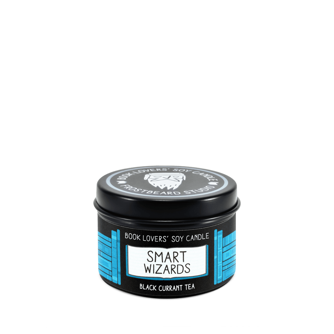 Smart Wizards  -  2 oz Tin  -  Book Lovers' Soy Candle  -  Frostbeard Studio