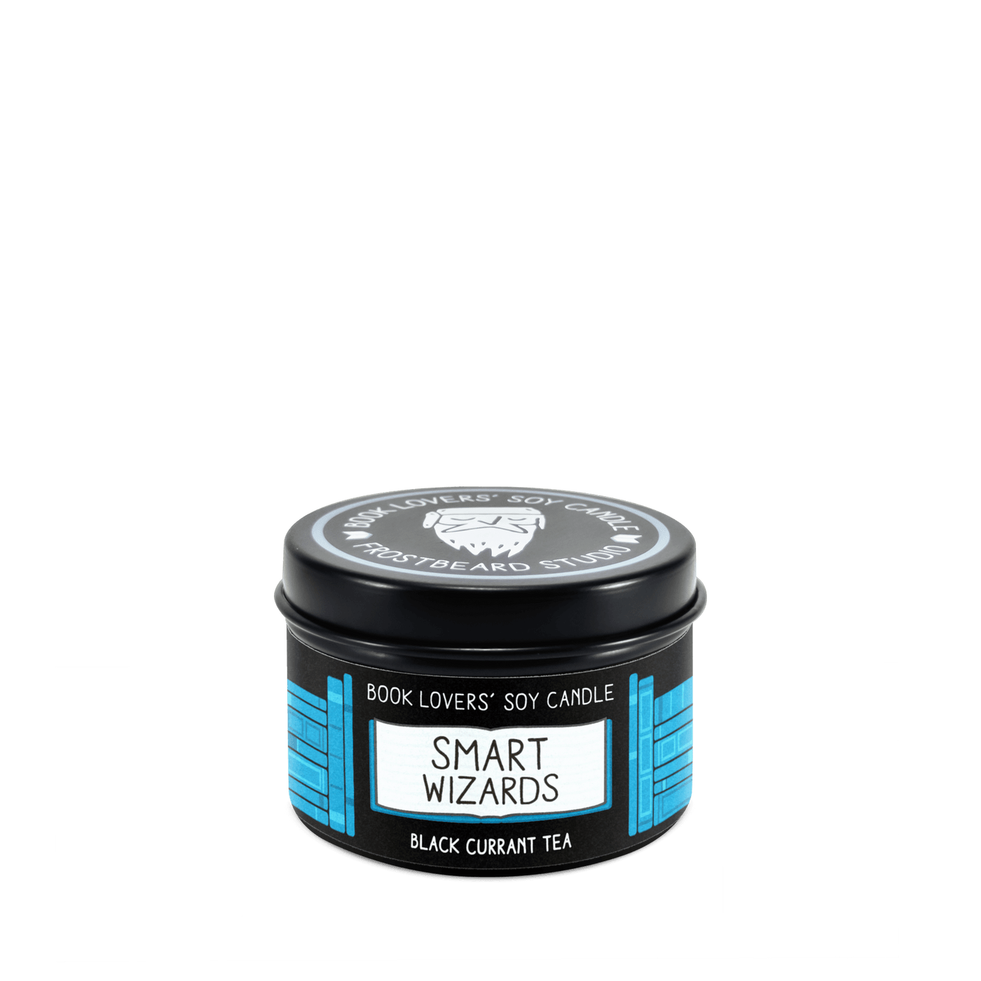Smart Wizards - 2 oz Tin - Book Lovers' Soy Candle - Frostbeard Studio