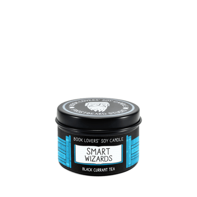 Smart Wizards - 2 oz Tin - Book Lovers' Soy Candle - Frostbeard Studio