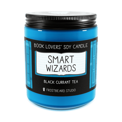 Smart Wizards - 8 oz Jar - Book Lovers' Soy Candle - Frostbeard Studio