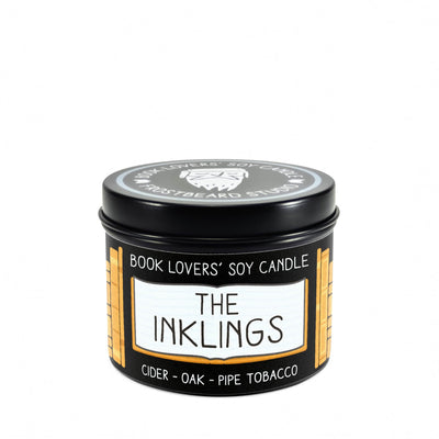 The Inklings - 4 oz Tin - Book Lovers' Soy Candle - Frostbeard Studio