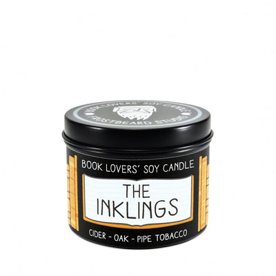 The Inklings  -  4 oz Tin  -  Book Lovers' Soy Candle  -  Frostbeard Studio