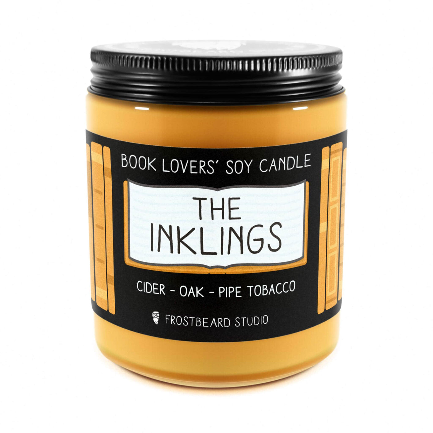 The Inklings  -  8 oz Jar  -  Book Lovers' Soy Candle  -  Frostbeard Studio