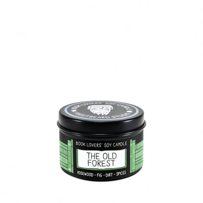 The Old Forest - 2 oz Tin - Book Lovers' Soy Candle - Frostbeard Studio