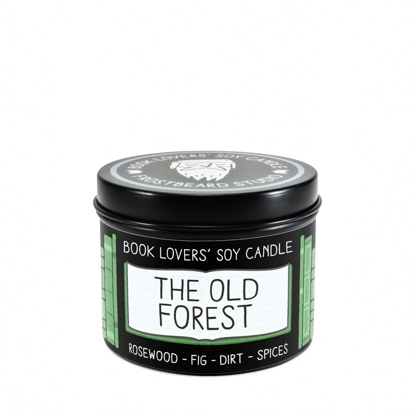 The Old Forest - 4 oz Tin - Book Lovers' Soy Candle - Frostbeard Studio