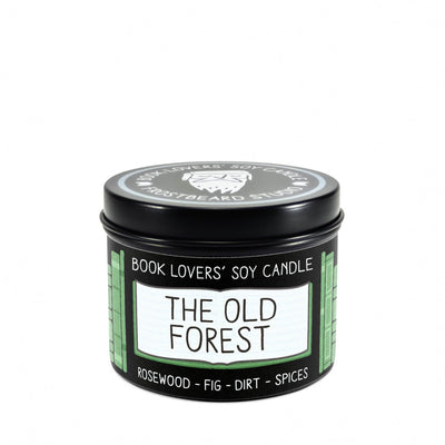 The Old Forest  -  4 oz Tin  -  Book Lovers' Soy Candle  -  Frostbeard Studio