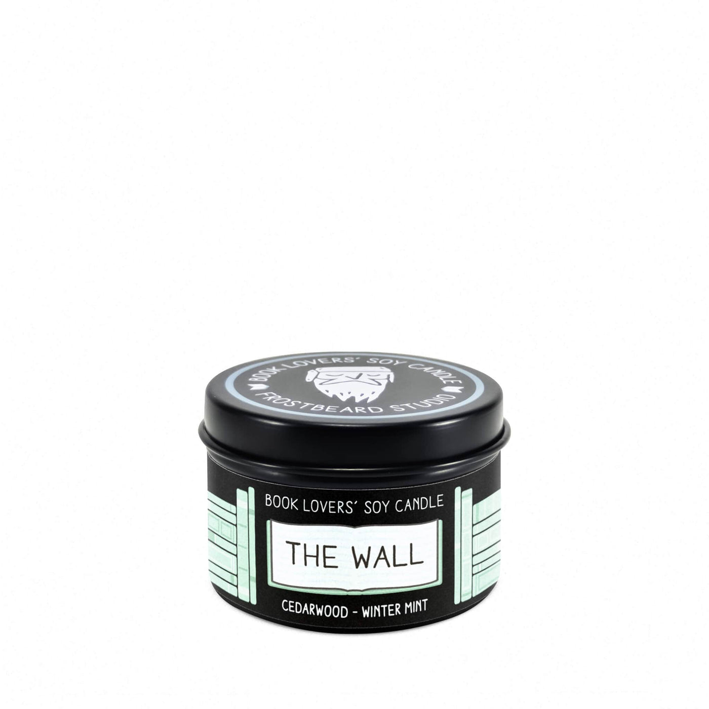 The Wall  -  2 oz Tin  -  Book Lovers' Soy Candle  -  Frostbeard Studio