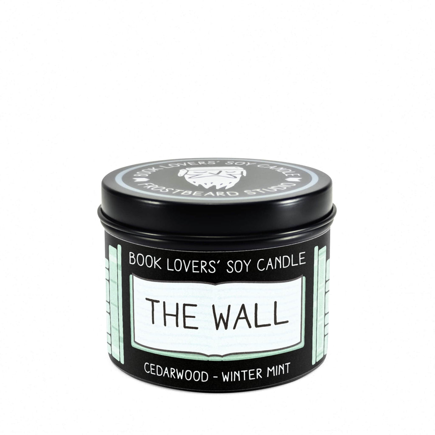 The Wall - 4 oz Tin - Book Lovers' Soy Candle - Frostbeard Studio