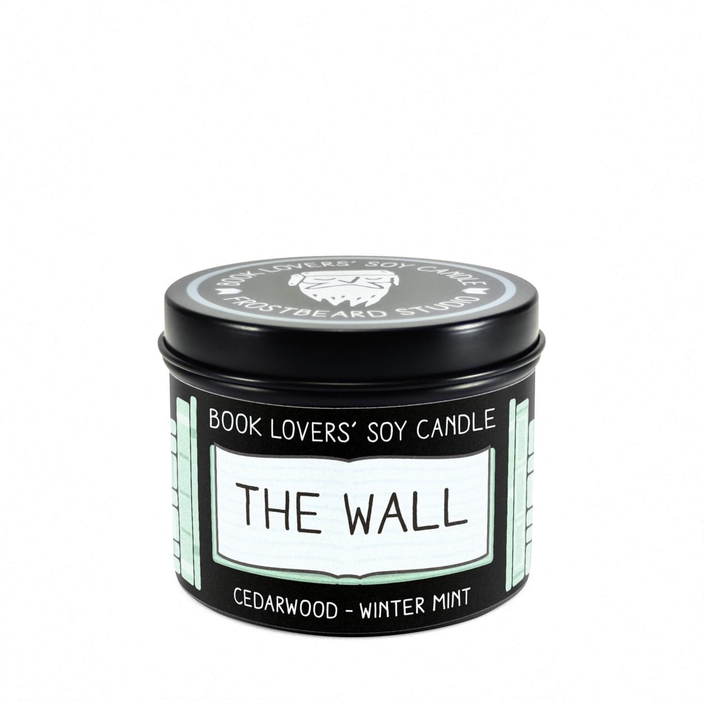 The Wall  -  4 oz Tin  -  Book Lovers' Soy Candle  -  Frostbeard Studio
