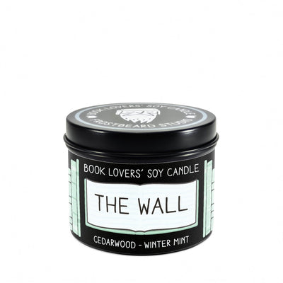 The Wall - 4 oz Tin - Book Lovers' Soy Candle - Frostbeard Studio