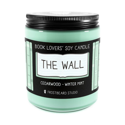 The Wall  -  8 oz Jar  -  Book Lovers' Soy Candle  -  Frostbeard Studio