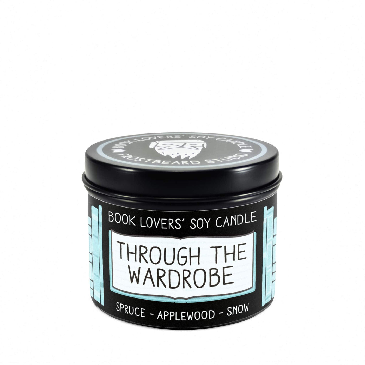 Through the Wardrobe - 4 oz Tin - Book Lovers' Soy Candle - Frostbeard Studio