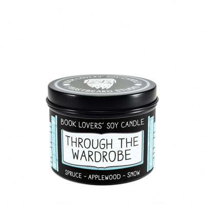 Through the Wardrobe - 4 oz Tin - Book Lovers' Soy Candle - Frostbeard Studio