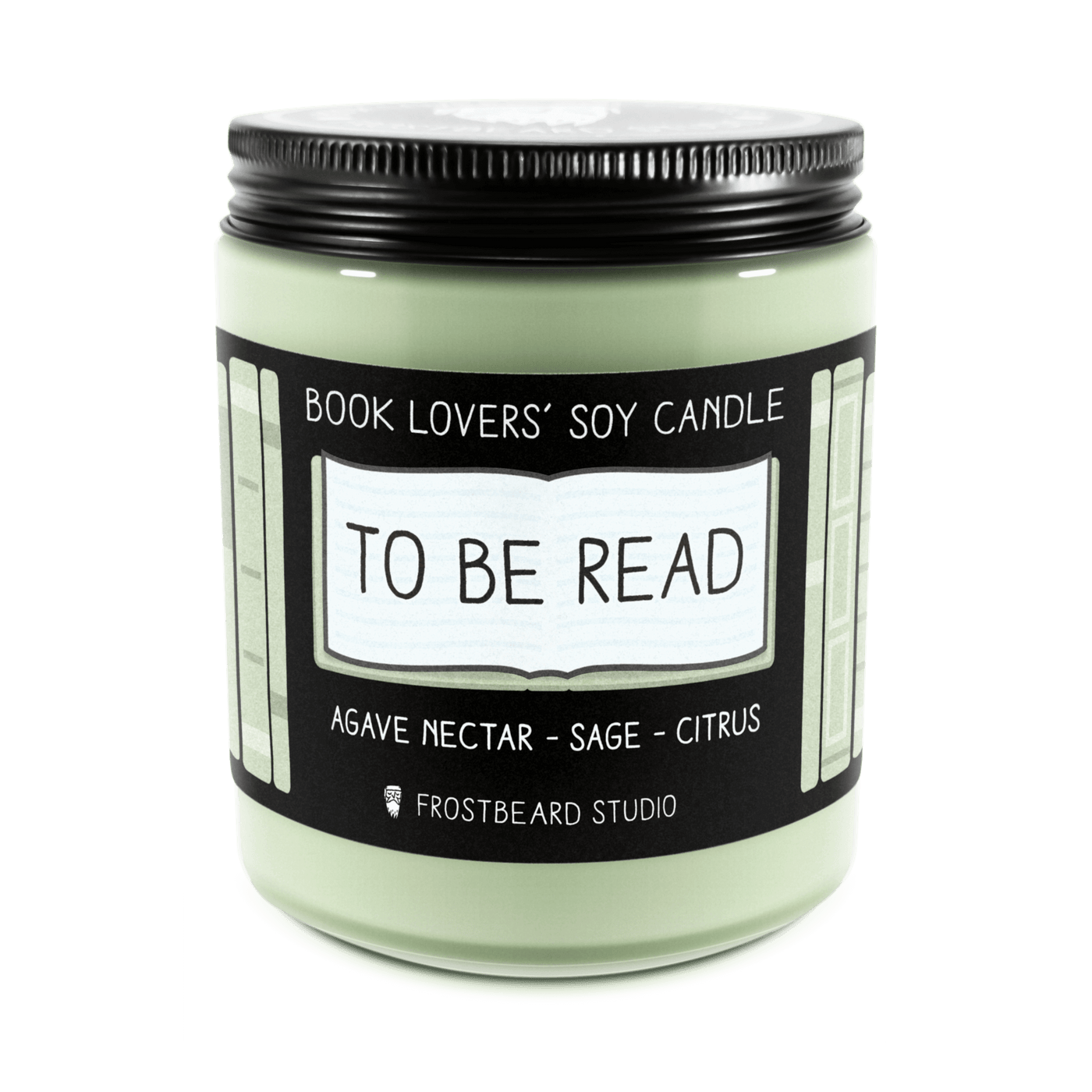 To Be Read - 8 oz Jar - Book Lovers' Soy Candle - Frostbeard Studio