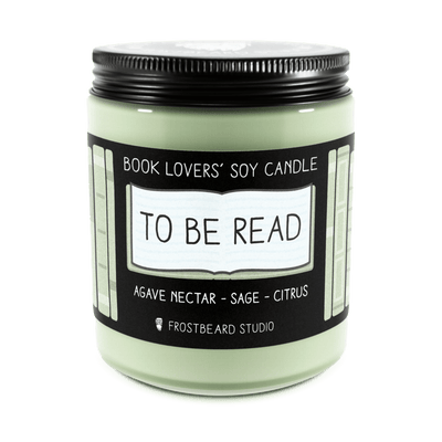 To Be Read - 8 oz Jar - Book Lovers' Soy Candle - Frostbeard Studio