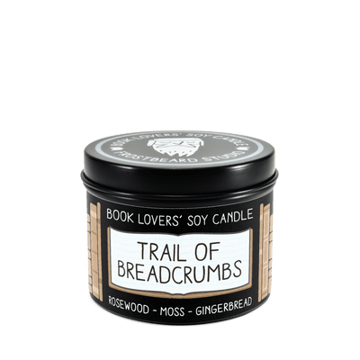 Trail of Breadcrumbs - 4 oz Tin - Book Lovers' Soy Candle - Frostbeard Studio