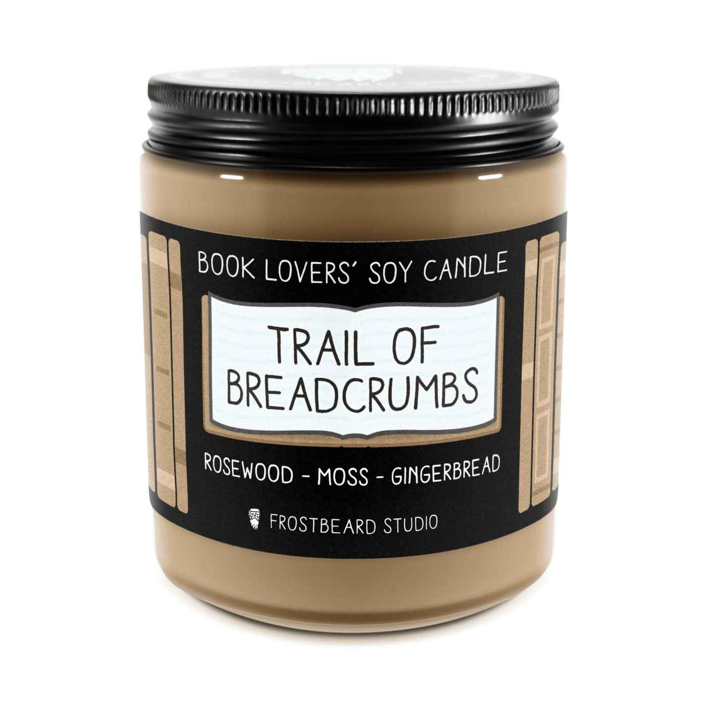 Trail of Breadcrumbs - 8 oz Jar - Book Lovers' Soy Candle - Frostbeard Studio