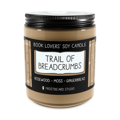Trail of Breadcrumbs - 8 oz Jar - Book Lovers' Soy Candle - Frostbeard Studio