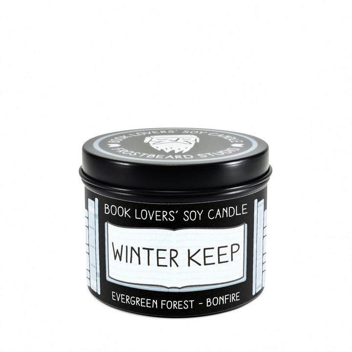 Winter Keep  -  4 oz Tin  -  Book Lovers' Soy Candle  -  Frostbeard Studio