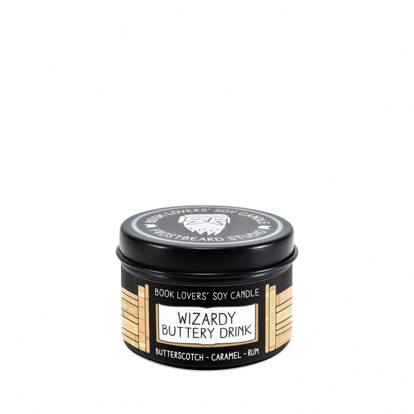 Wizardy Buttery Drink - 2 oz Tin - Book Lovers' Soy Candle - Frostbeard Studio